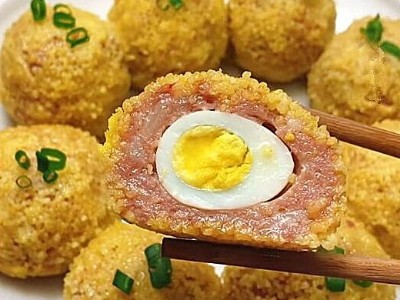 鵪鶉蛋小米肉圓子